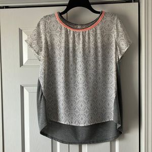 Two toned blouse